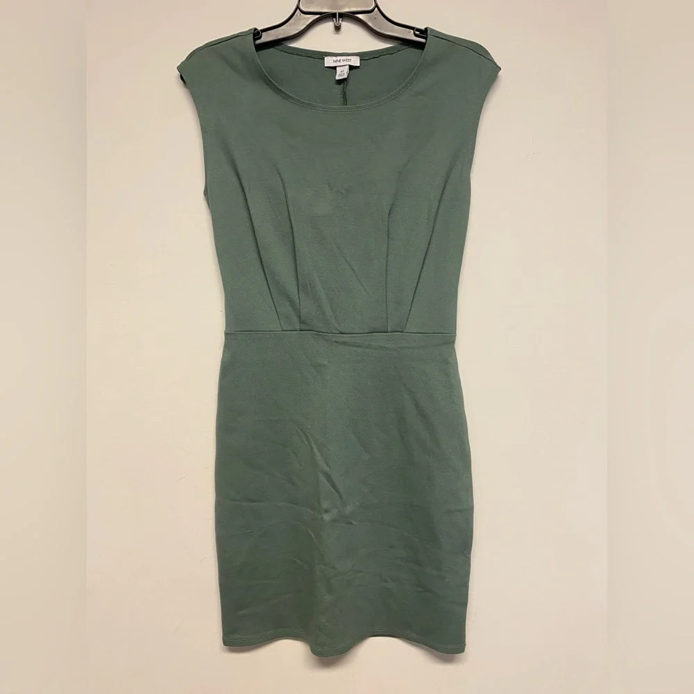 NWT Nine West Cap Sleeve Ponte Sheath Dress Size XS - Picture 2 of 7